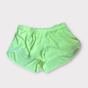 lululemon athletica Neon Green Athletic Shorts